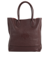 Blossom Tote, £350, Handbags, Burgundy, Leather, Front view